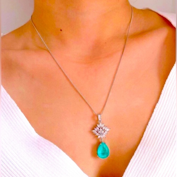 ✨✨Paraiba Tourmaline Crown Set✨✨ - Picture 2 of 5